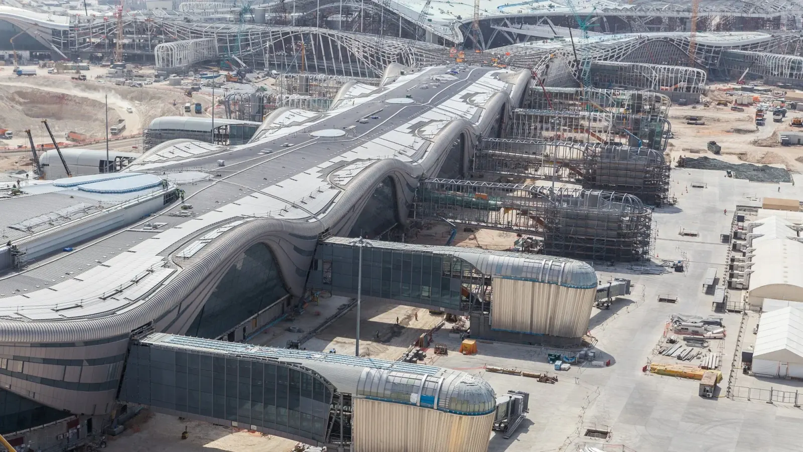 Abu Dhabi Airport development, one of the major projects supported by Pole Star Transport.